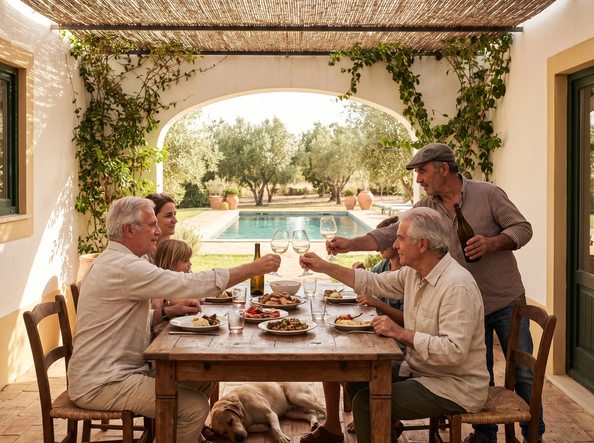 A flexible family wine trip in an Alentejo villa